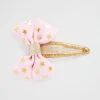 Seed Heritage Hair Accessories-Star Foil Bow Clip Sherbet