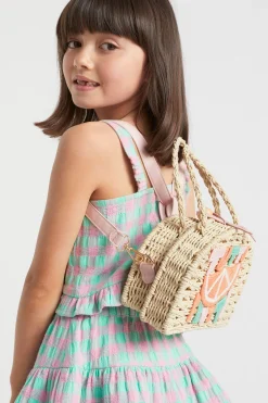 Seed Heritage Bags-Straw Convertible Backpack Multi