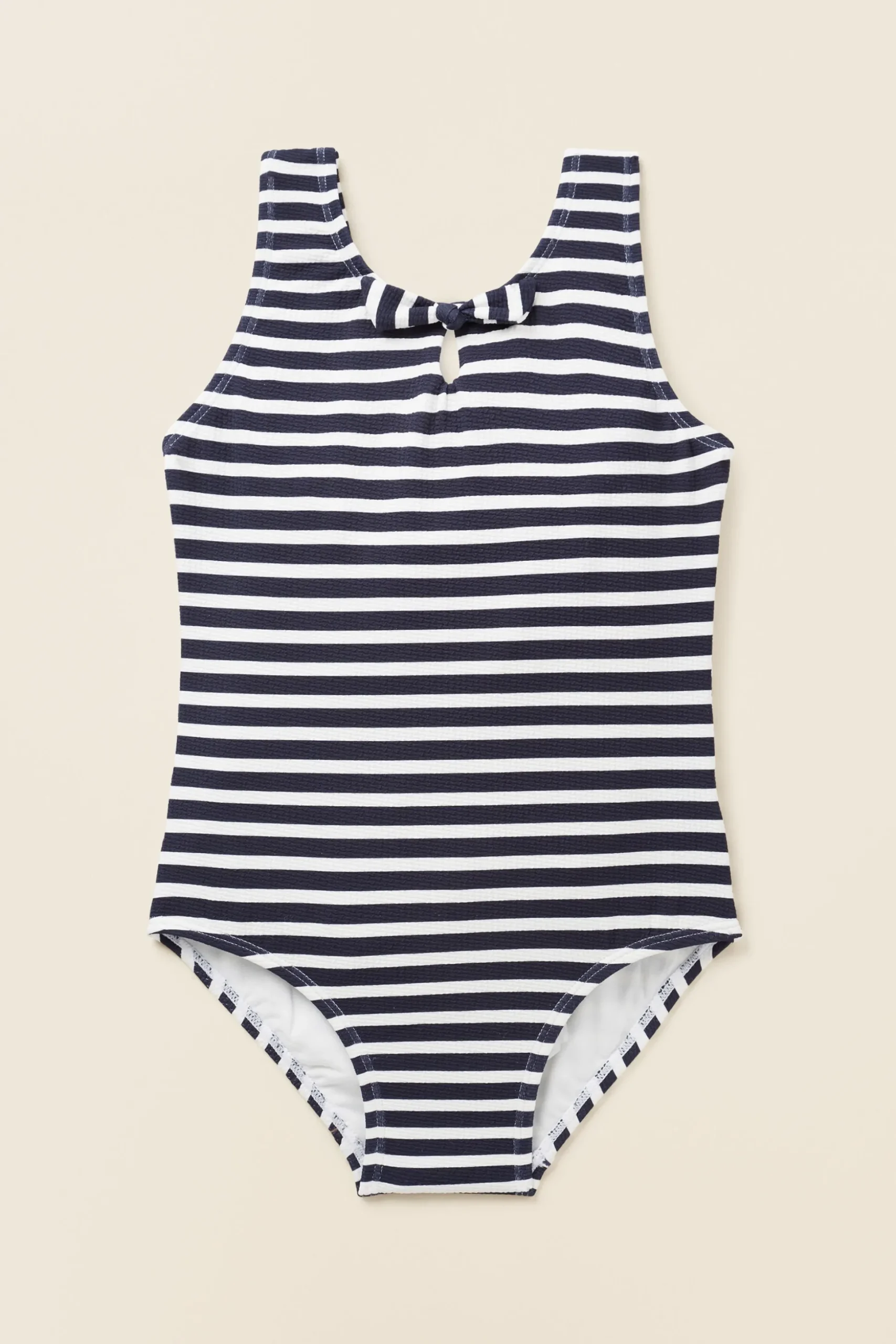 Seed Heritage Swimwear-Stripe Bather Midnight Stripe