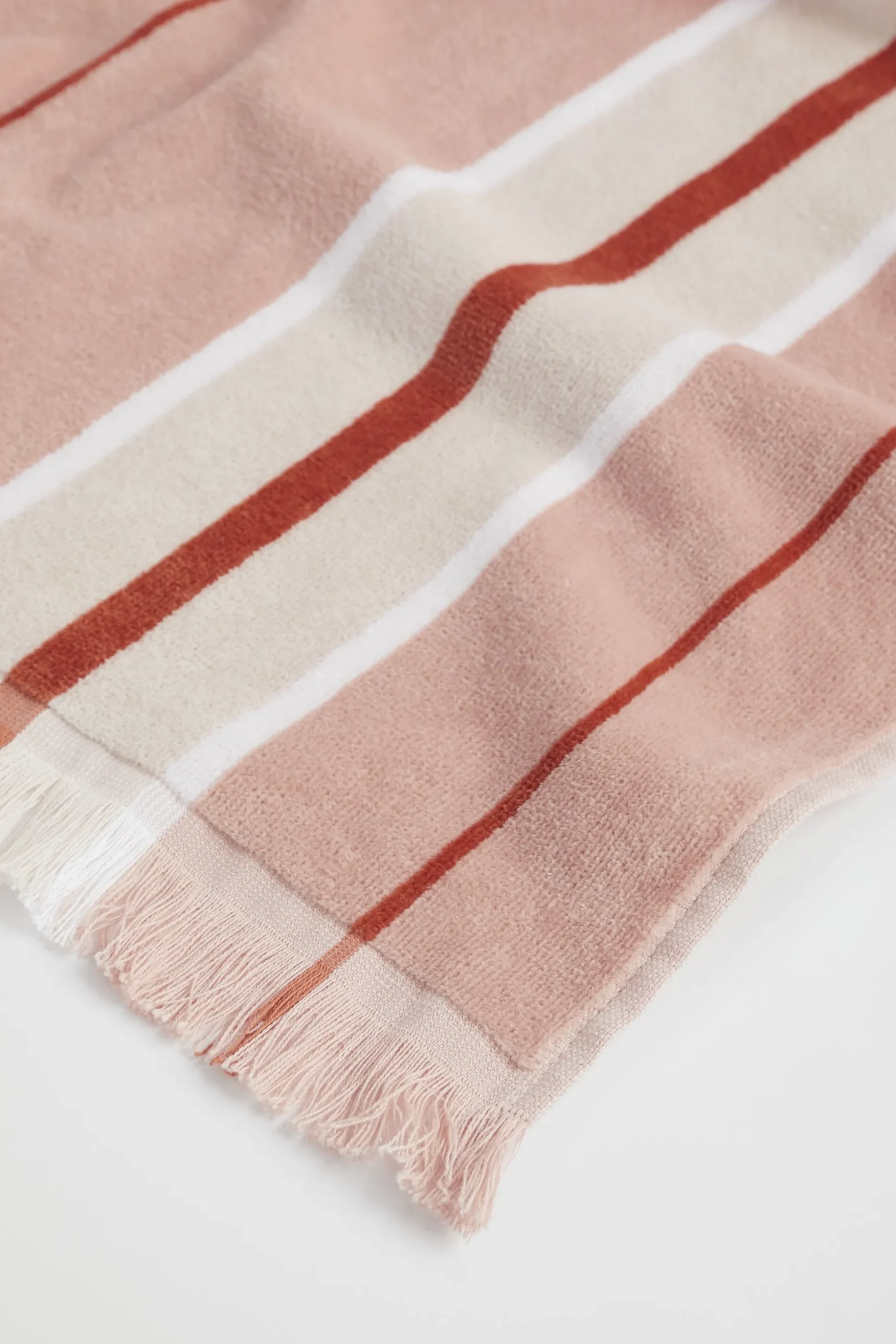 Seed Heritage Beach Towels-Stripe Beachtowel Blush