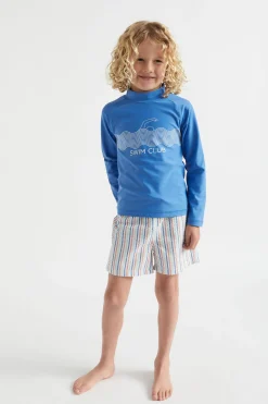 Seed Heritage Swimwear-Stripe Boardshort Multi