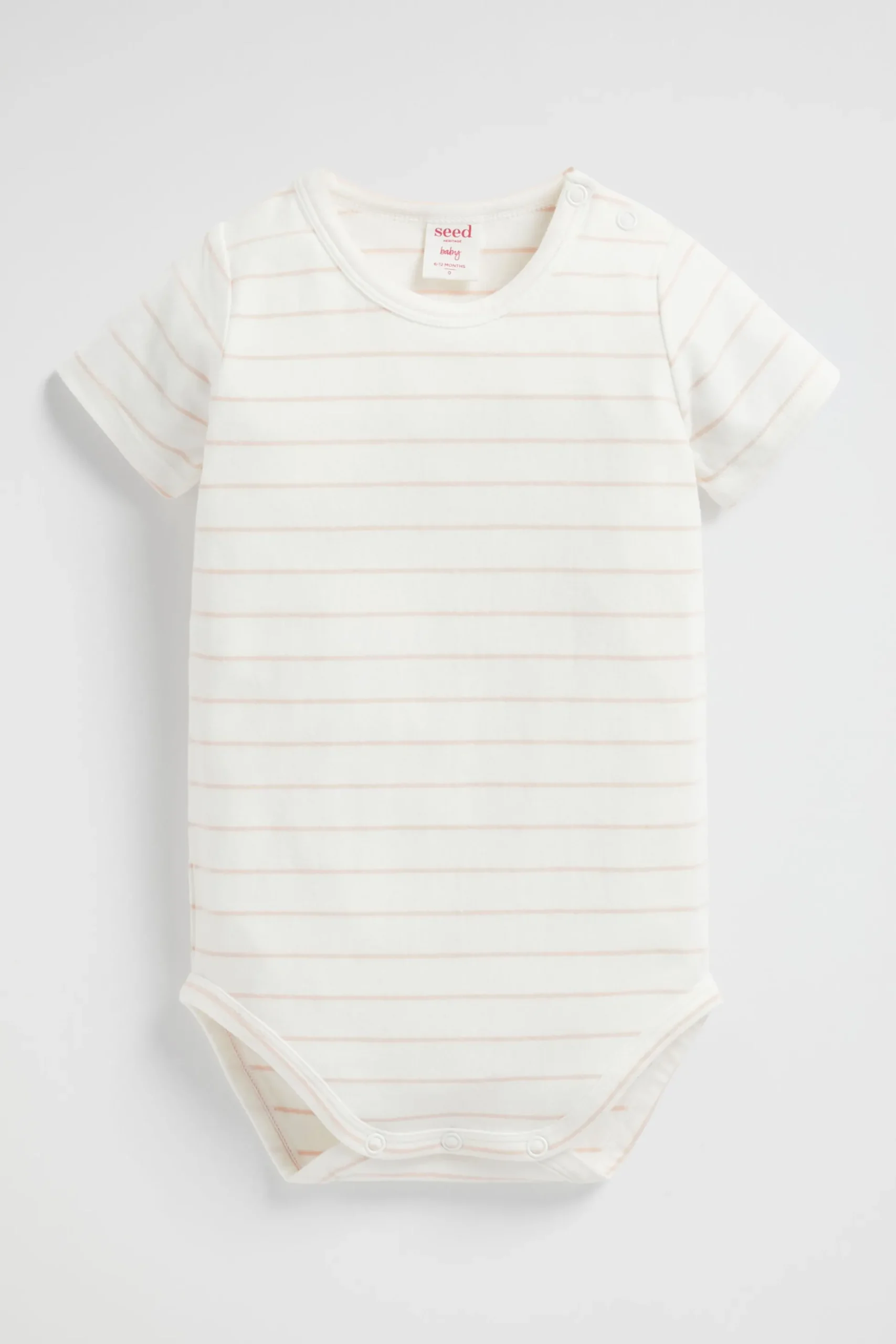 Seed Heritage Bodysuits & Onesies-Stripe Bodysuit Canvas