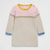 Seed Heritage Knitwear & Sweaters-Stripe Knit Dress Oat Marle