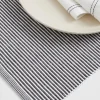 Seed Heritage Kitchen & Dining-Stripe Rib Placemat Set Of 4 Charcoal