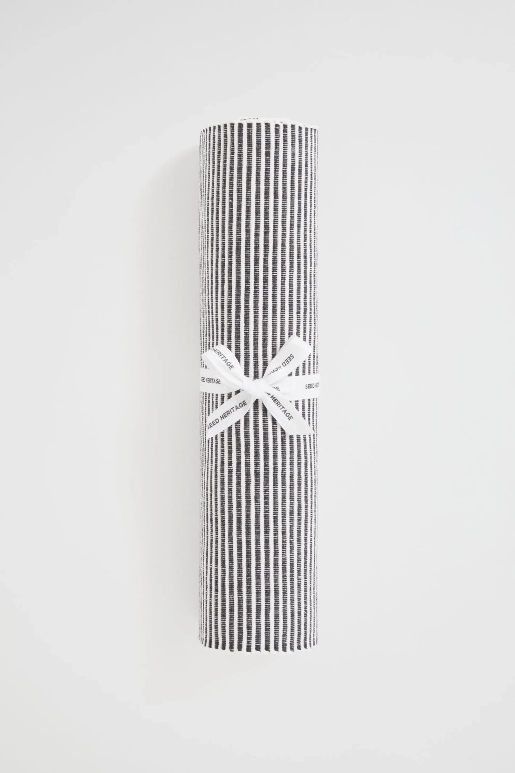 Seed Heritage Kitchen & Dining-Stripe Rib Placemat Set Of 4 Charcoal