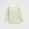 Seed Heritage T-Shirts & Tops-Stripe Rib Tee Canvas