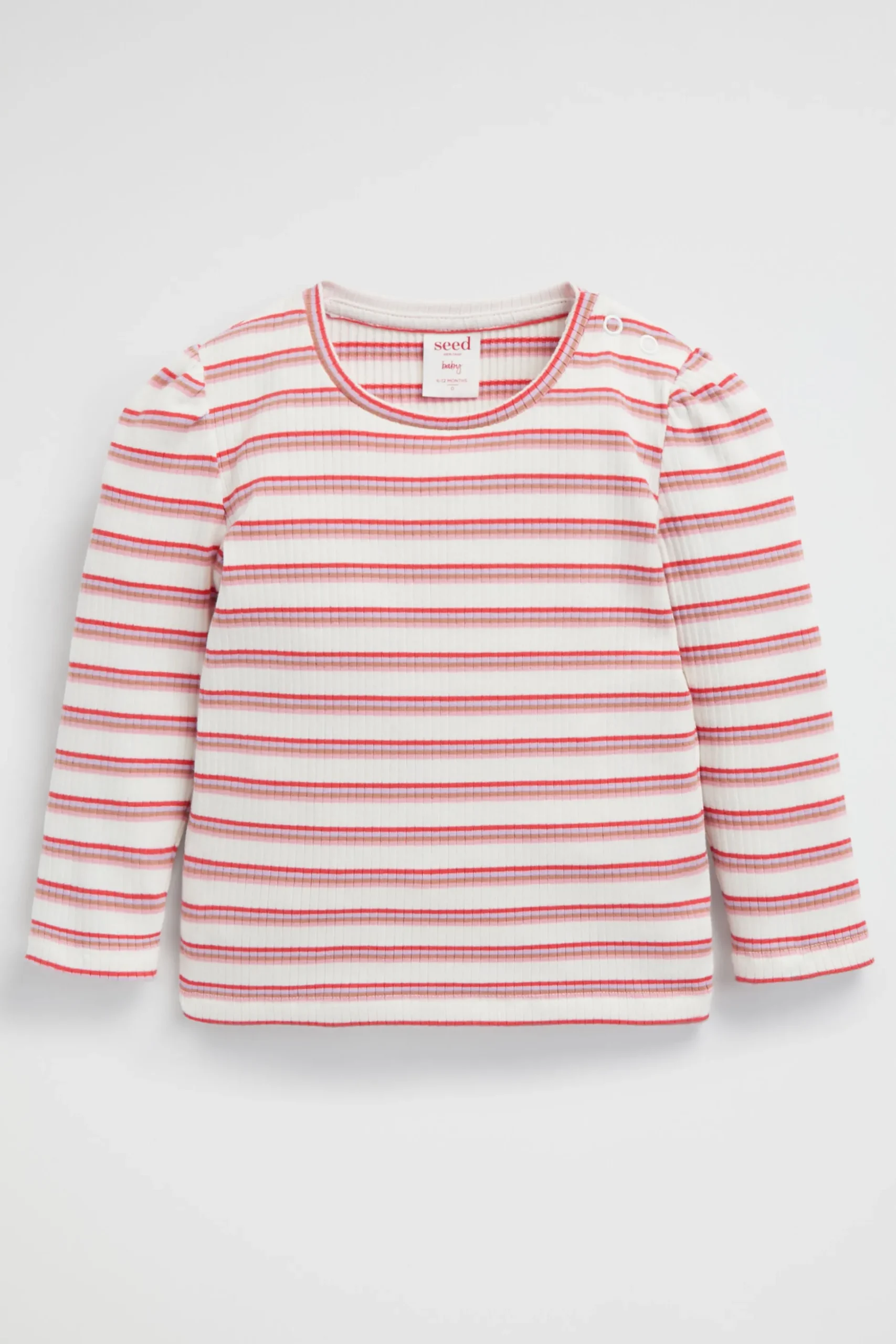 Seed Heritage T-Shirts & Tops-Stripe Rib Tee Canvas