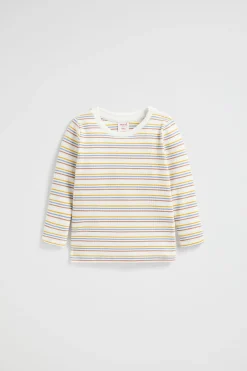 Seed Heritage T-Shirts & Tops-Stripe Rib Tee Canvas