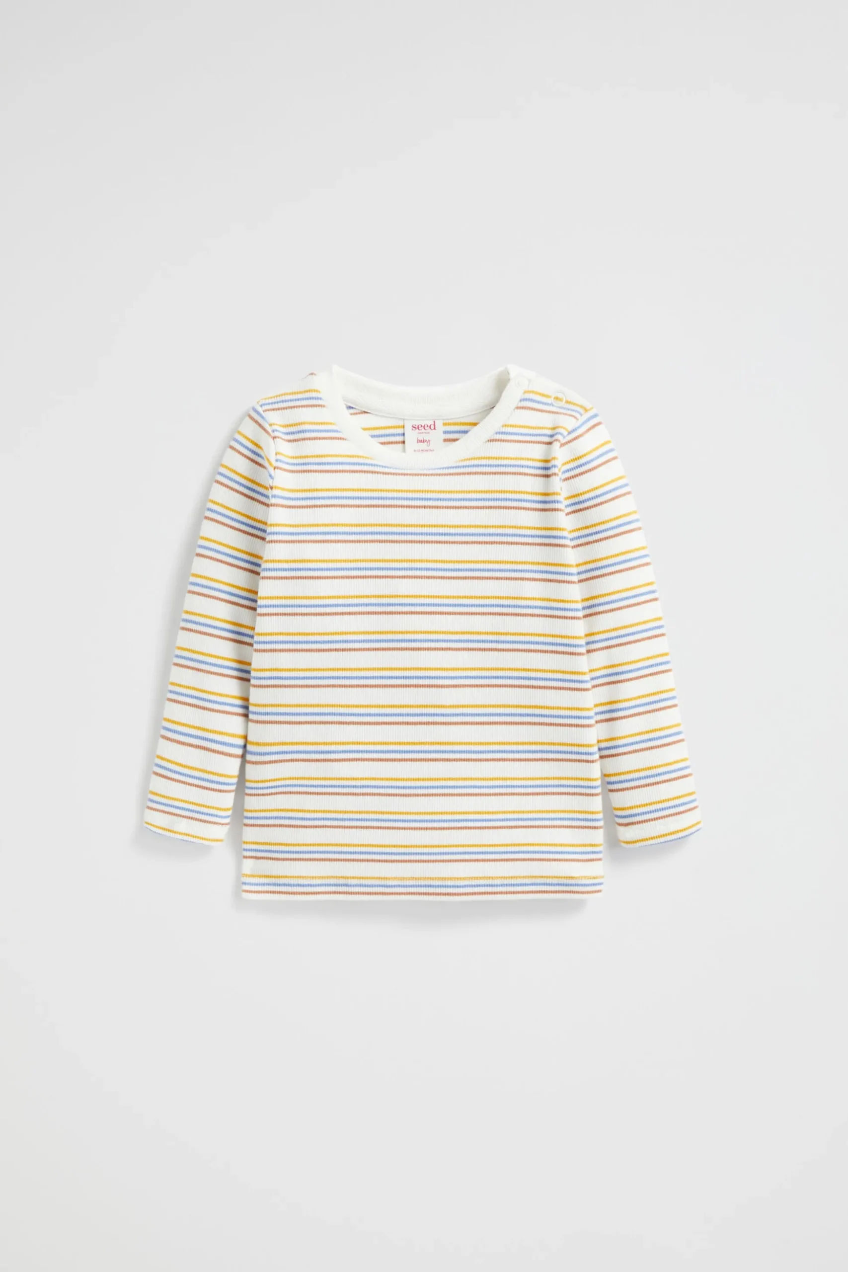 Seed Heritage T-Shirts & Tops-Stripe Rib Tee Canvas