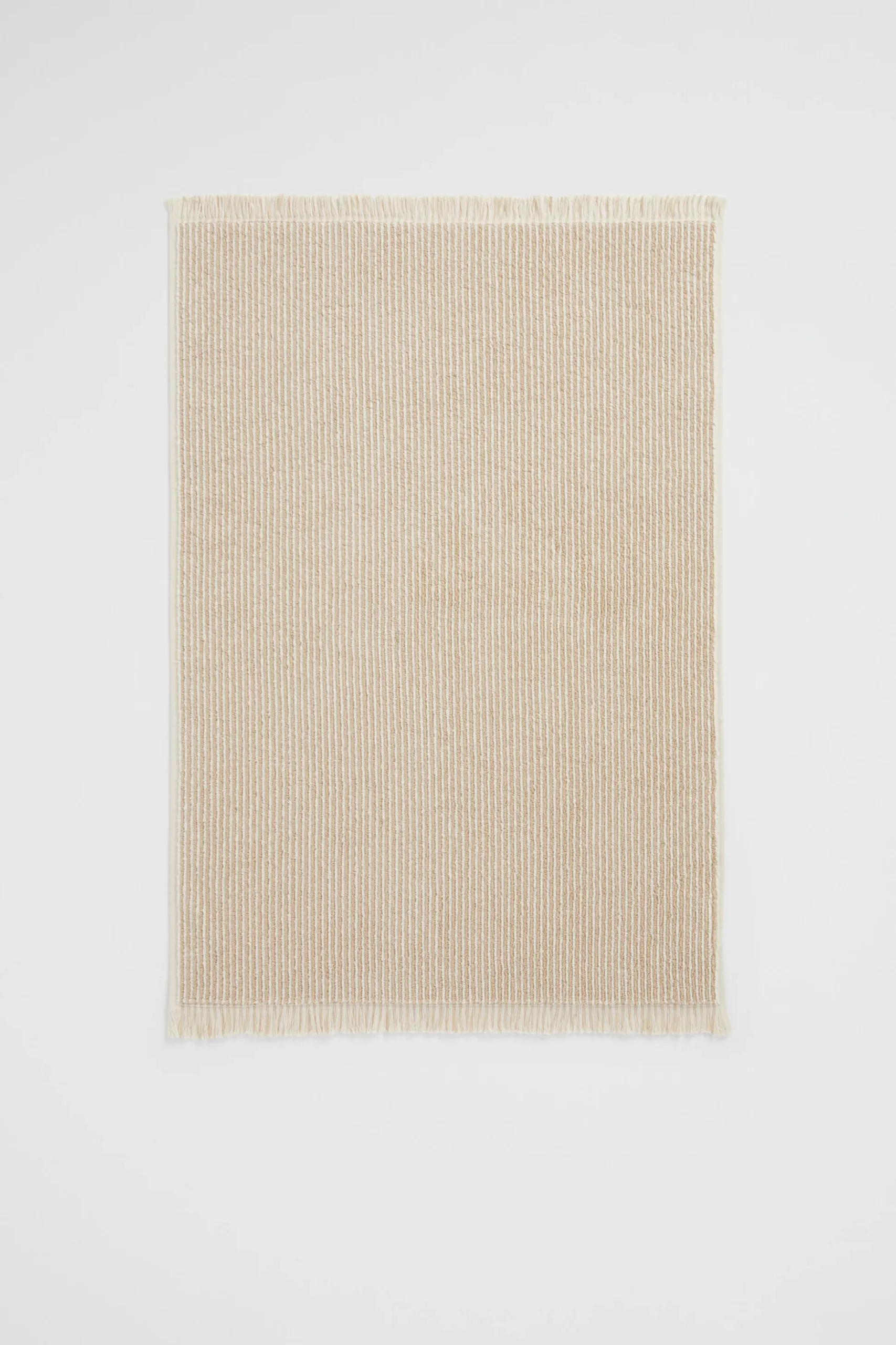 Seed Heritage Bathroom-Stripe Textured Hand Towel Stone