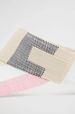 Seed Heritage Hats & Gloves-Stripe Visor Soft Orchid Multi