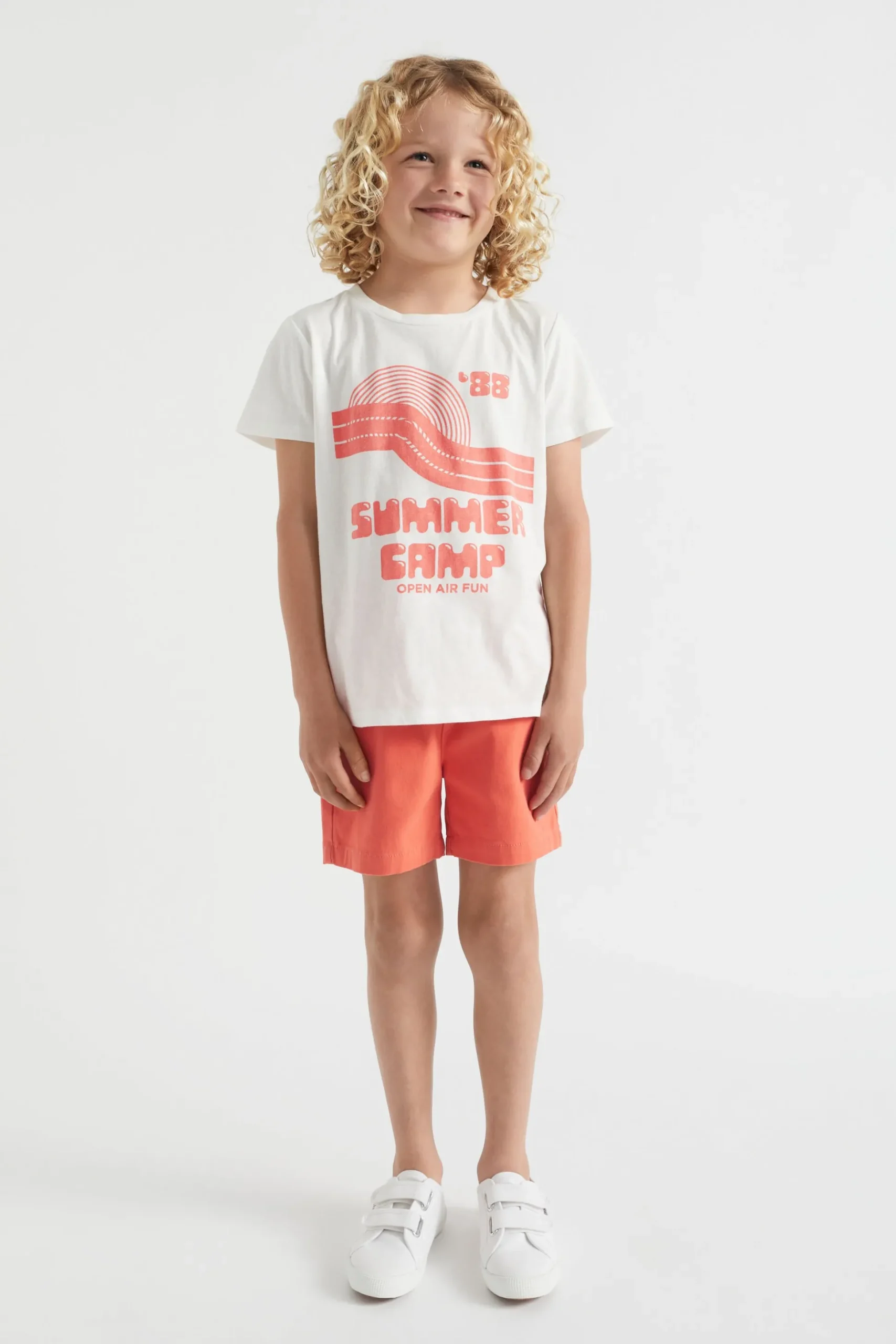 Seed Heritage T-Shirts & Tops-Summer Camp Tee Vintage White