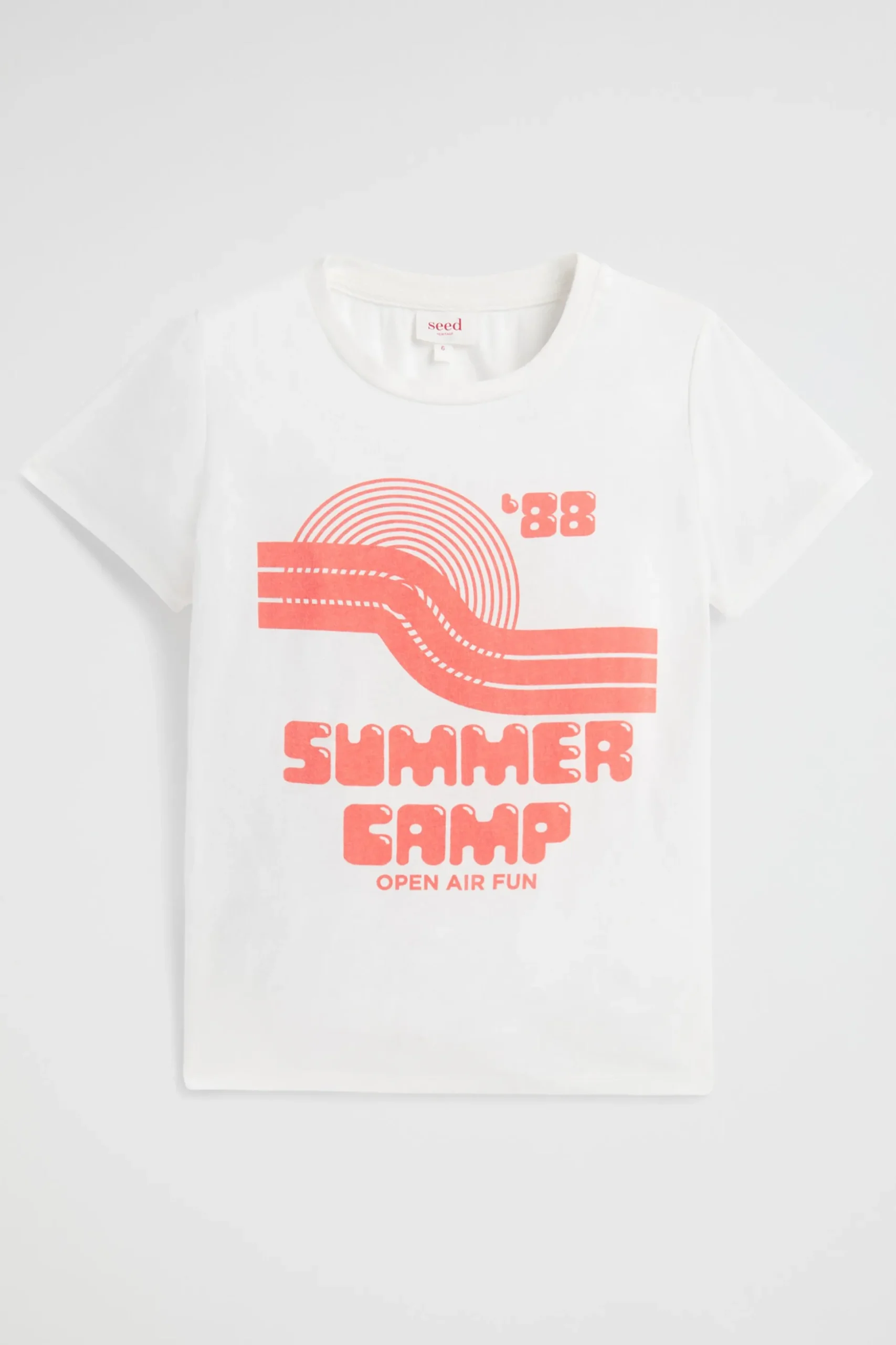 Seed Heritage T-Shirts & Tops-Summer Camp Tee Vintage White