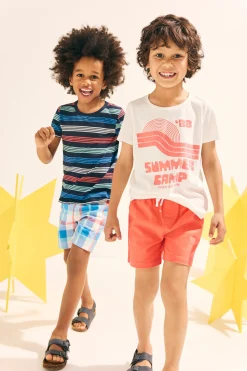 Seed Heritage T-Shirts & Tops-Summer Camp Tee Vintage White