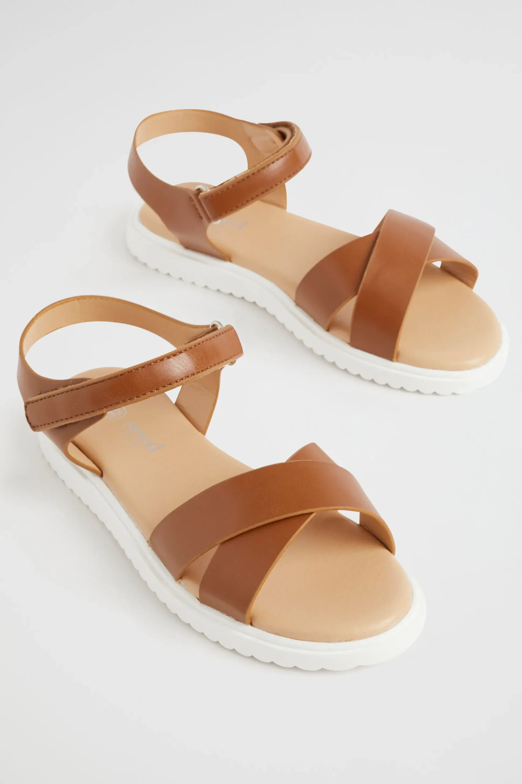 Seed Heritage Sandals & Slides-Summer Crossover Sandal Tan