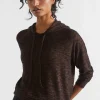Seed Heritage Knitwear & Sweaters-Supersoft Raglan Hoodie Hot Chocolate Marle