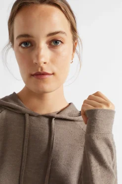 Seed Heritage Knitwear & Sweaters-Supersoft Raglan Hoodie Hazel Marle
