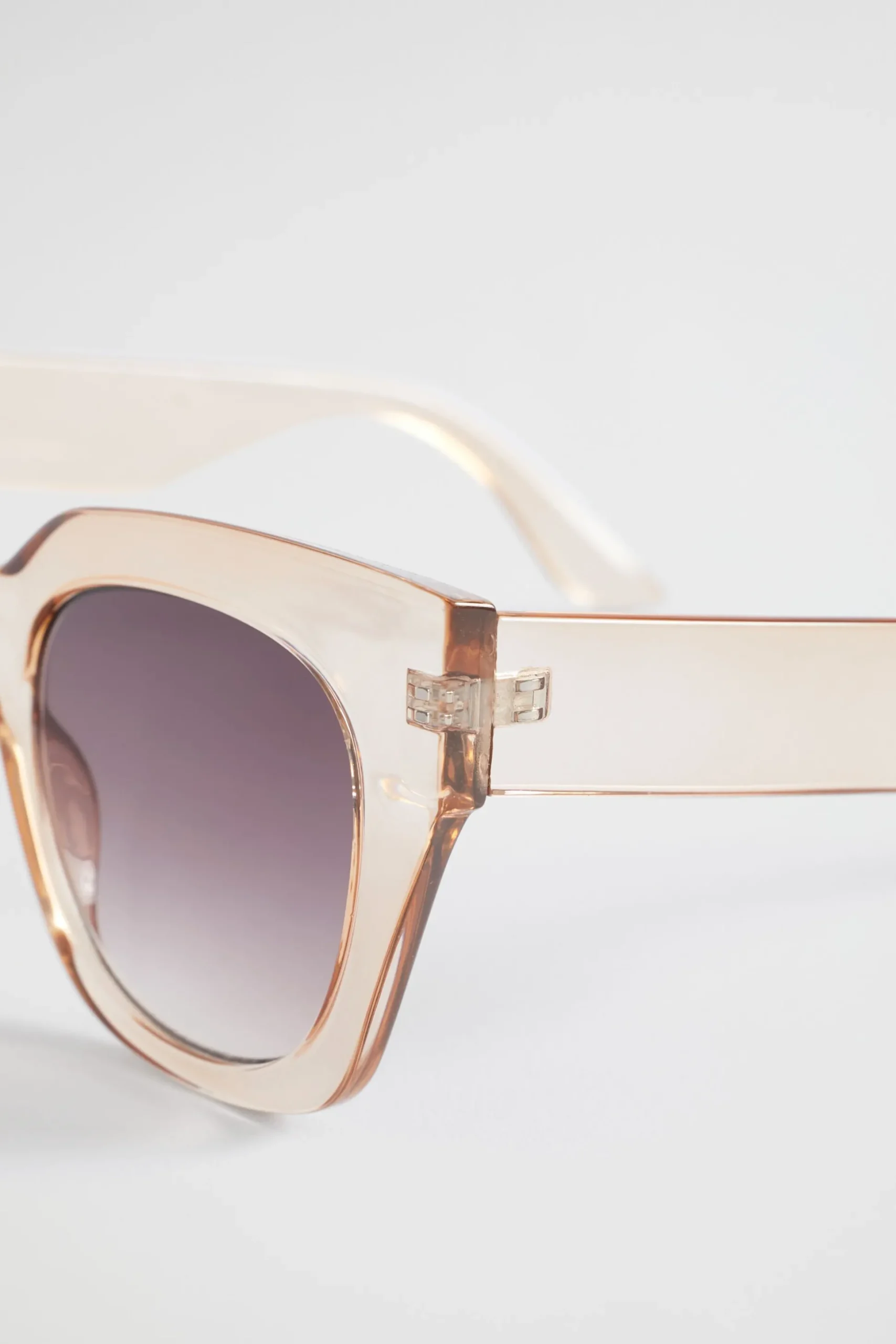 Seed Heritage Sunglasses & Glasses-Sutton D Frame Sheer Beige