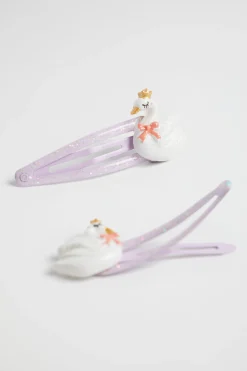 Seed Heritage Hair Accessories-Swan Snaps Multi
