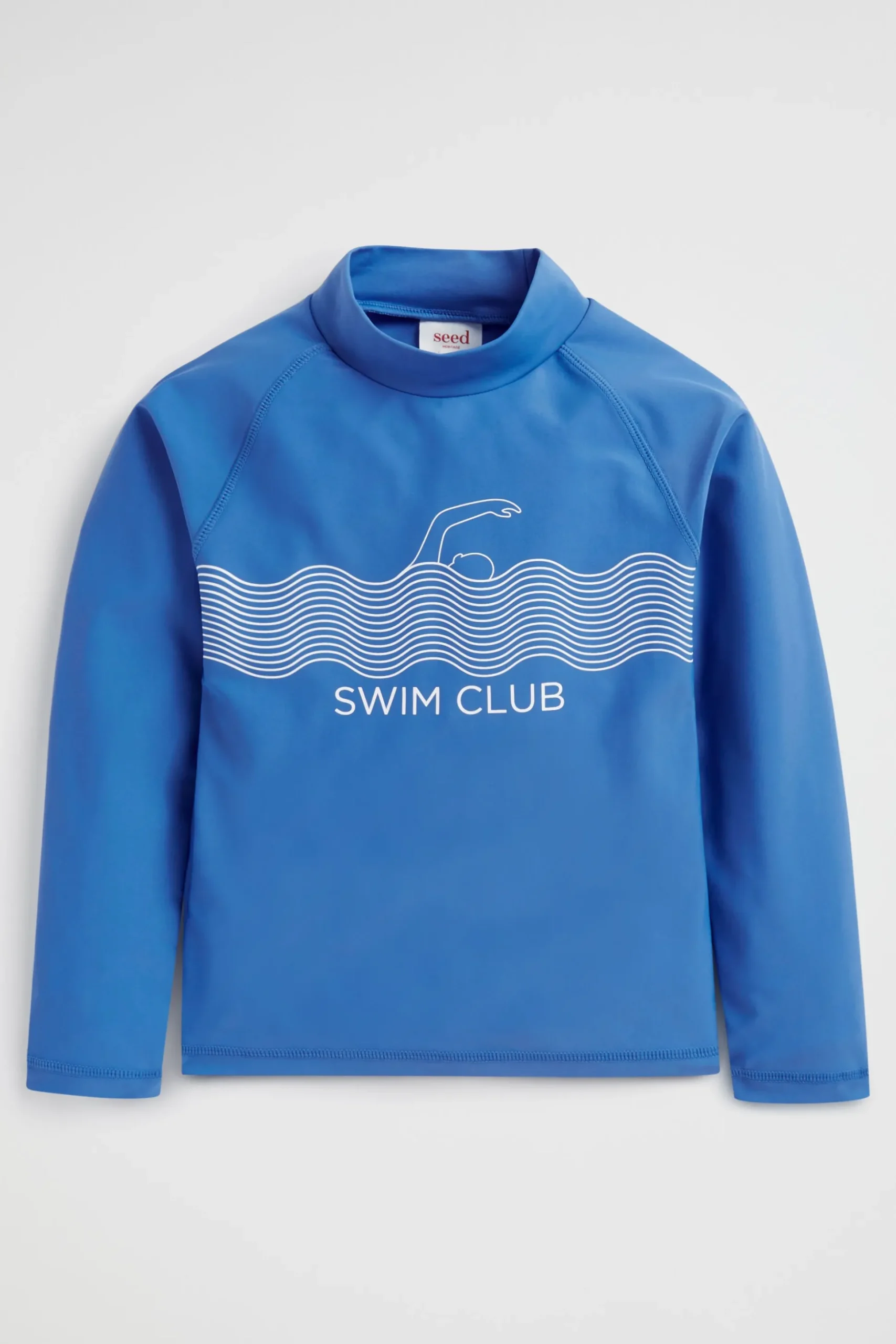 Seed Heritage Swimwear-Swim Club Rashvest Bluebell