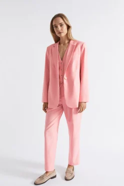Seed Heritage Knitwear & Sweaters-Tailored Vest Pale Peony Crossdye