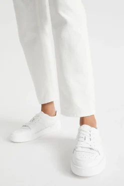 Seed Heritage Sneakers-Talulah Leather Sneaker White