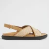 Seed Heritage Sandals & Thongs-Tara Footbed Sandal Toffee