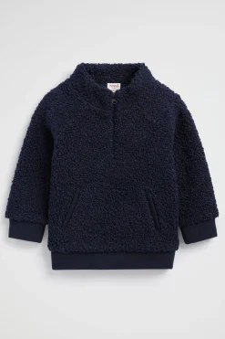 Seed Heritage Knitwear & Sweaters-Teddy Sweat Midnight Blue