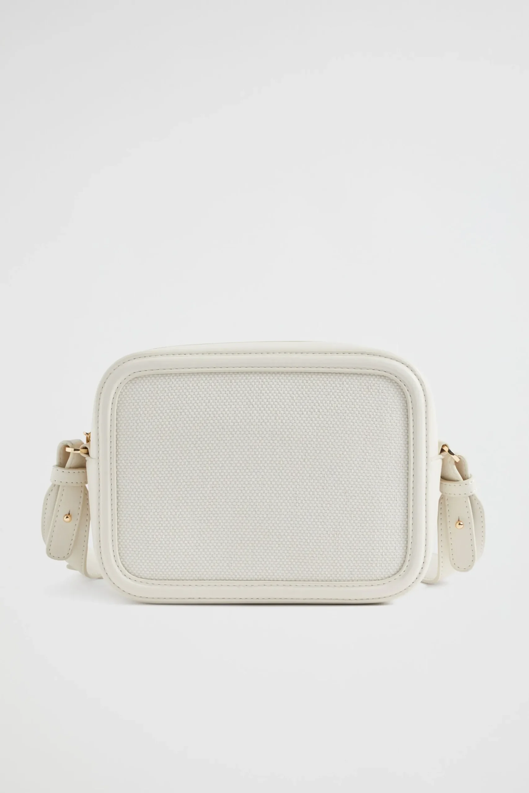 Seed Heritage Cross Body-Textured Logo Crossbody Bag Bone