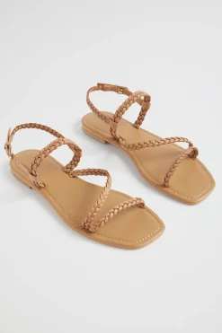 Seed Heritage Sandals & Thongs-Tonya Braid Sandal Toffee