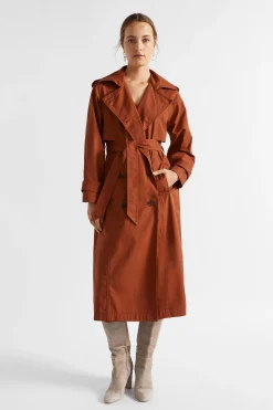 Seed Heritage Jackets & Vests-Trench Coat Burnt Brick