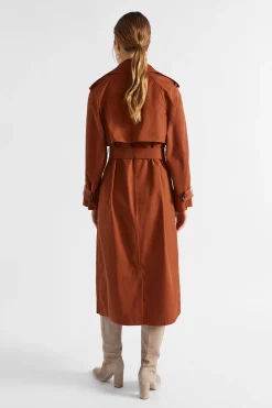 Seed Heritage Jackets & Vests-Trench Coat Burnt Brick