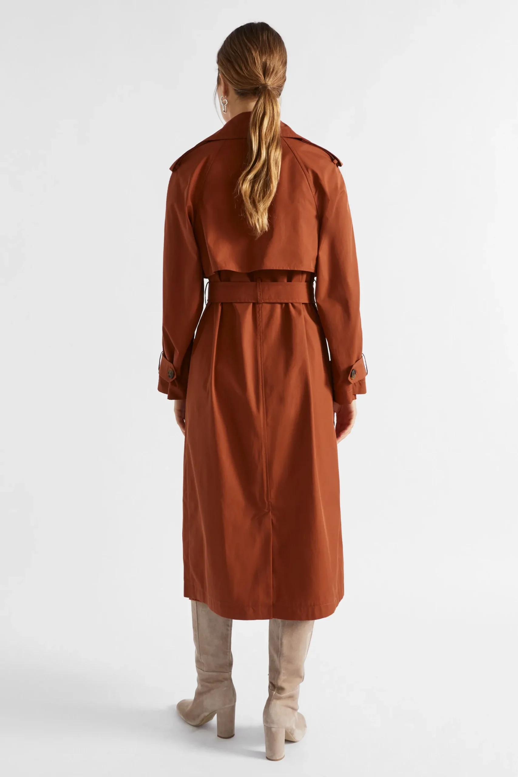 Seed Heritage Jackets & Vests-Trench Coat Burnt Brick