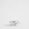 Seed Heritage Jewellery-Trio Ring Set Silver