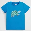 Seed Heritage T-Shirts & Tops-Turtle Tee Bluebell