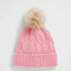 Seed Heritage Hats & Beanies & Caps-Twisted Cable Beanie Camelia