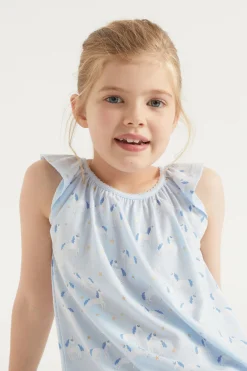 Seed Heritage Pyjamas & Sleepwear-Unicorn Nightie Baby Blue