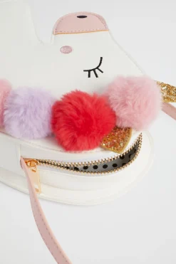 Seed Heritage Bags-Unicorn Pom Pom Bag Multi