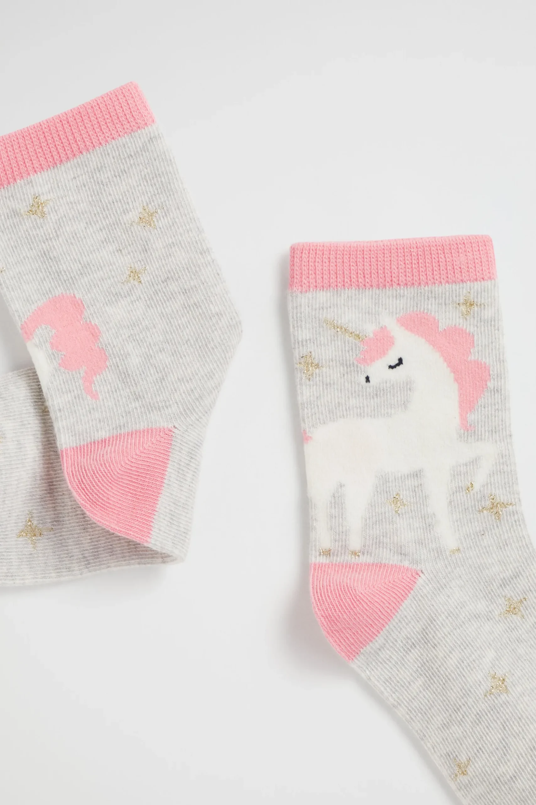 Seed Heritage Socks-Unicorn Sock Grey Marle