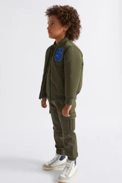 Seed Heritage Jackets & Vests-Varsity Bomber Pine