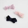 Seed Heritage Hair Accessories-Velvet Bow Duck Clips Multi