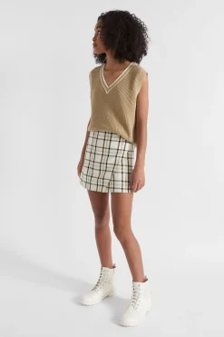 Seed Heritage Jackets & Vests-V-Neck Vest Ecru