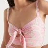 Seed Heritage T-Shirts & Tops-Voile Floral Tie Top Soft Orchid Floral