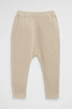 Seed Heritage Leggings & Pants-Waffle Knit Legging Neutral