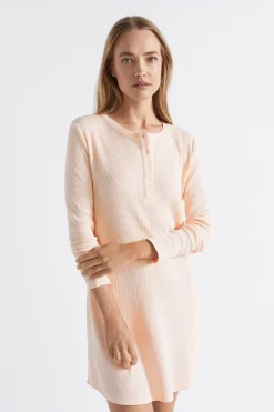 Seed Heritage Sleepwear-Waffle Nightie Blush