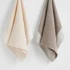 Seed Heritage Kitchen & Dining-Waffle Teatowel Set Of Two Blush