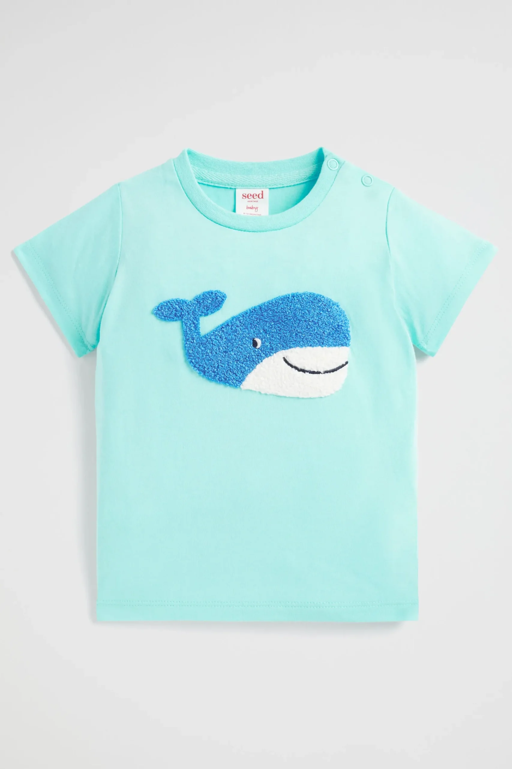Seed Heritage T-Shirts & Tops-Whale Tee Island Green