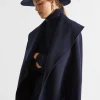 Seed Heritage Hats & Gloves-Wide Brim Wool Fedora Midnight Sky