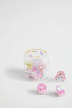 Seed Heritage Hair Accessories-Winter Unicorn Hair Clip Tub Multi