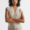 Seed Heritage Jackets & Vests-Wool Blend Vest Light Storm Marle